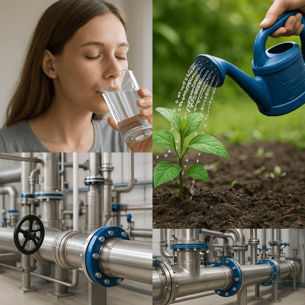 Anwendungsbereiche der UMH-Technologie – Trinkwasser, Pflanzenbewässerung, Industrie